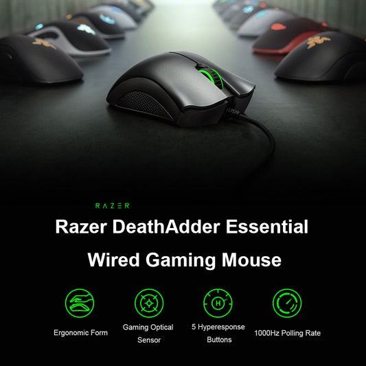 Original Razer DeathAdder Wired Gaming Mouse 6400 DPI