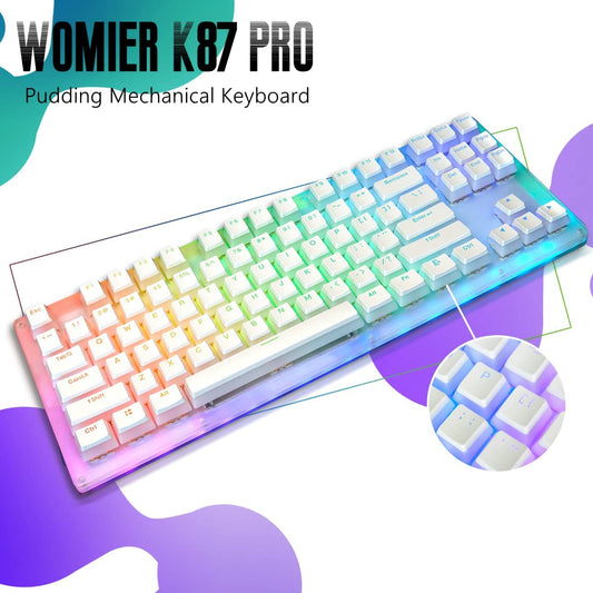 Womeir K87 Pro TKL Hot Swappable Mechanical Keyboard