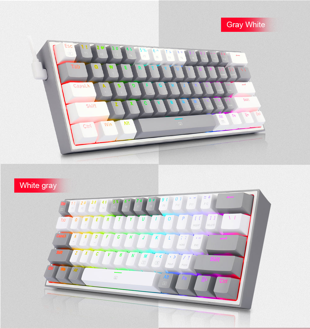 REDRAGON Fizz K617 RGB USB Mini Mechanical Gaming Keyboard